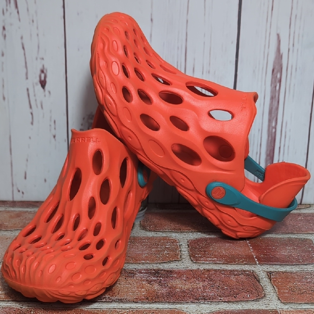 Merrell Hydro-Moc Water Shoe Tangerine Orange‎ Men's 7 Women's 8.5 Beach Fishing